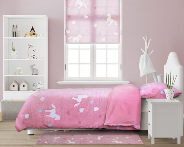 Dekbedovertrek Glow in the dark Unicorn Roze