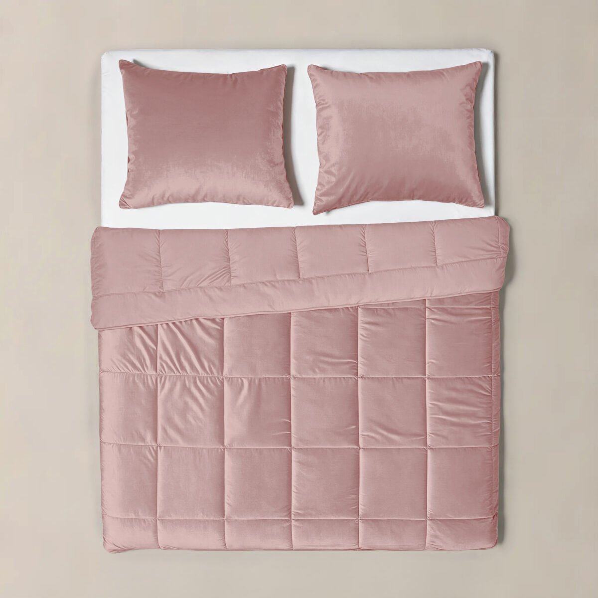 Lazy Velvet Dekbed Oud Roze - Afbeelding 2