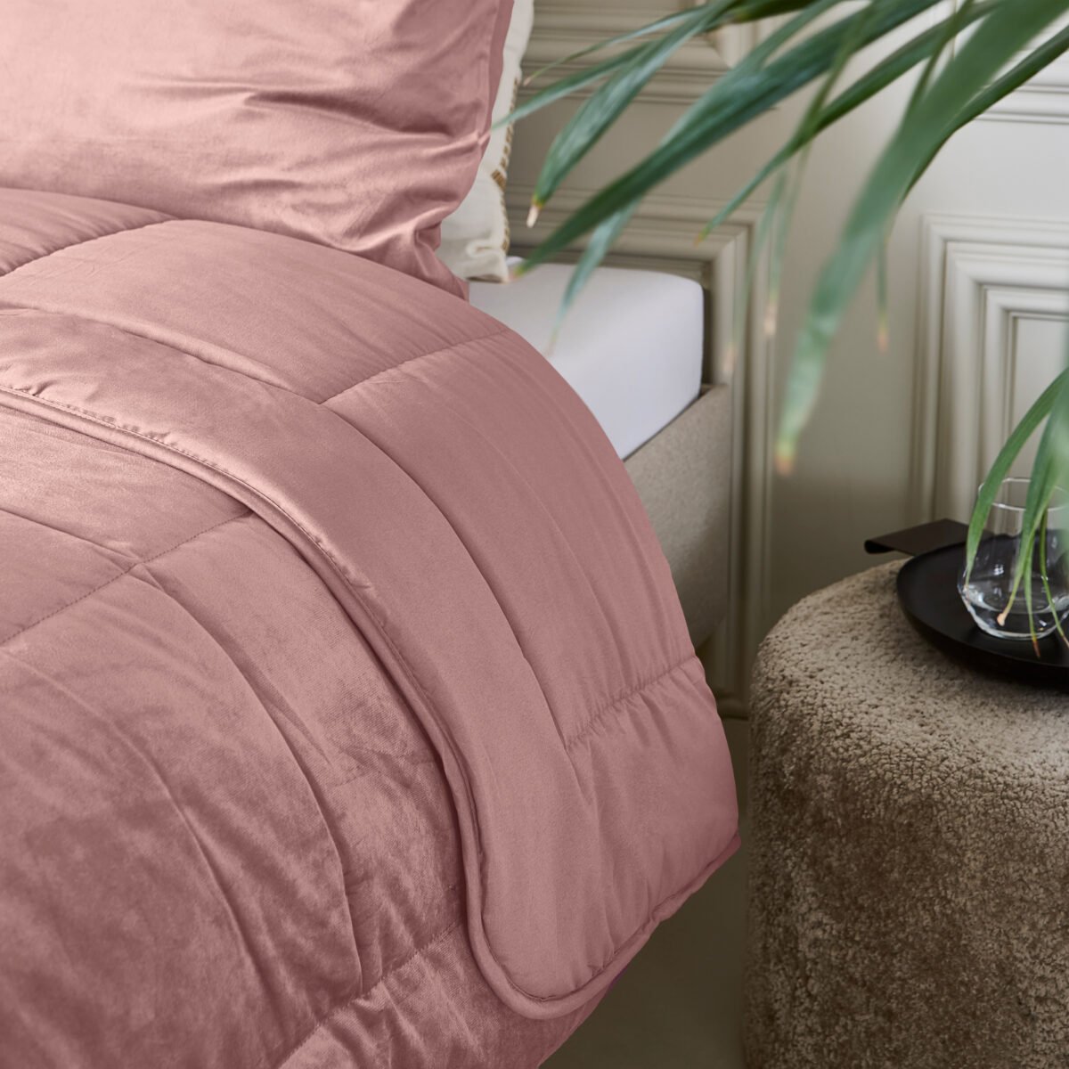 Lazy Velvet Dekbed Oud Roze - Afbeelding 3